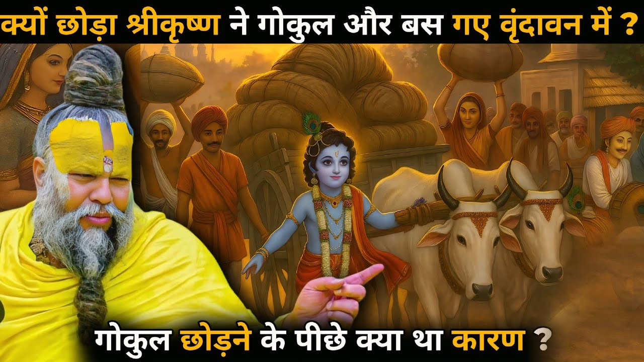क्यों छोड़ा श्रीकृष्ण ने गोकुल और बस गए वृंदावन में ? गोकुल छोड़ने के पीछे क्या था कारण ? 