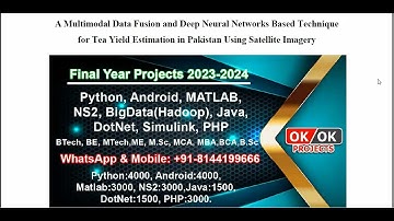 A Multimodal Data Fusion and Deep Neural Networks Based Technique for Tea Yield Estimation