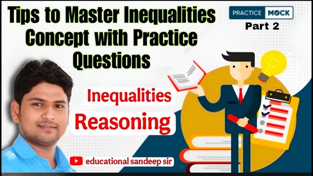 Inequalities Part 2| Reasoning | Inequalities Short tricks and Tips | For All Competitive Exam