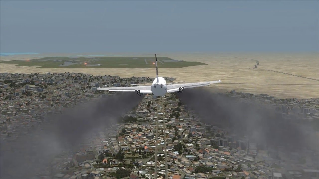 Scary Plane Crash at Jeddah Airbus A300 IRAN AIR YouTube