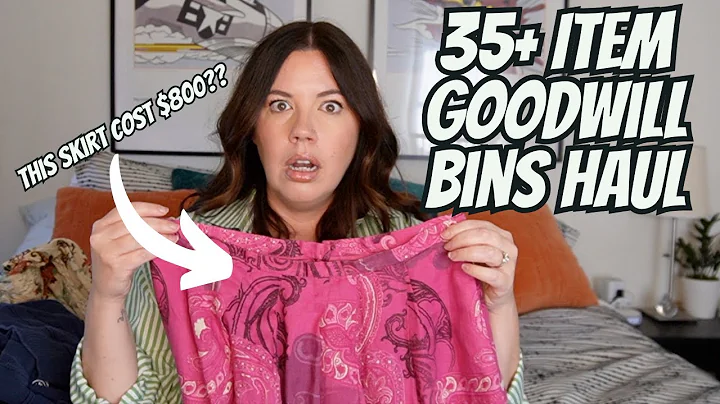 Over 35 Items From the Goodwill Bins - $1200 in profit - incredible pieces to resell on Poshmark