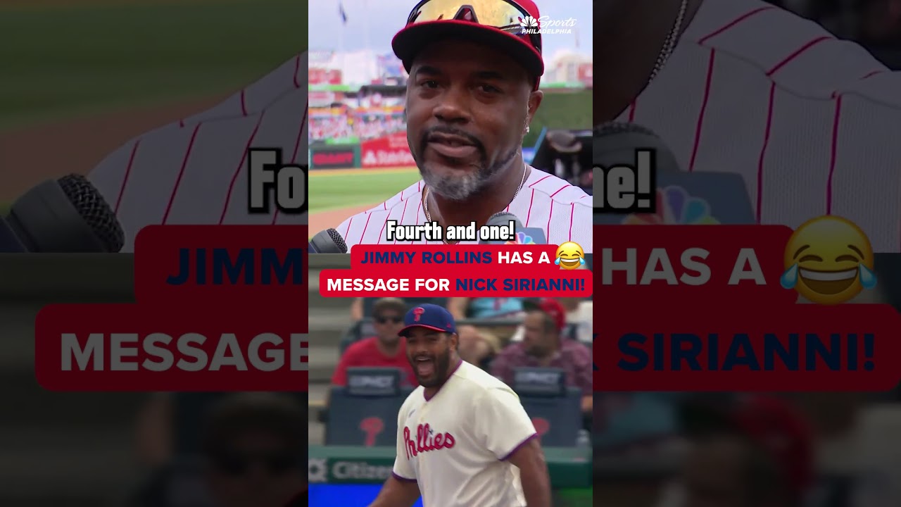 You know what? Maybe Jimmy Rollins could be the Eagles OC! 👀