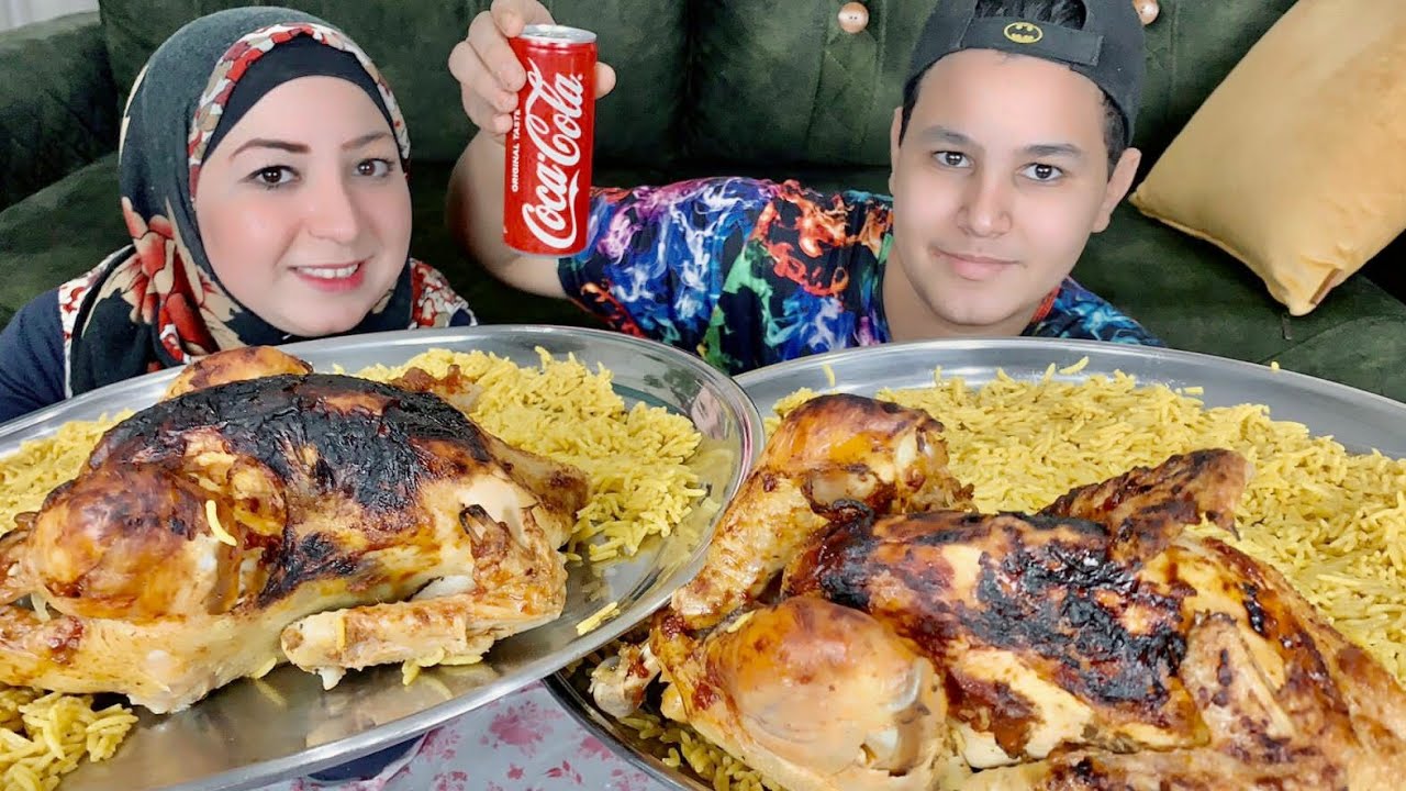 تحدى الدجاج والرز البسمتى والعقاب ميتبلعش 😂