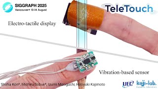 TeleTouch:Human-to-Human Teleoperation with Bare Finger Sensing and High-Resolution tactile Display