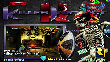 Killer Instinct 1 & 2 (1994-1995) Arcade Demo (1080p)