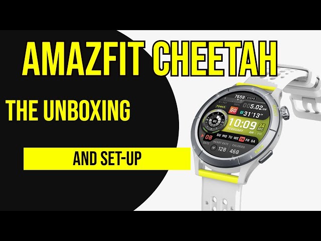 Amazfit Cheetah Round Unboxing & Feature Review! 