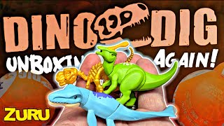 Round 2! UNBOXING more Zuru Toys Dino Dig figures!!!