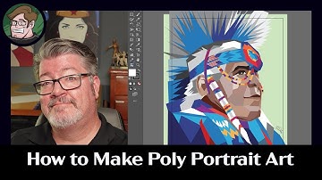Polygon Portrait Tutorial - Vector Art in Illustrator