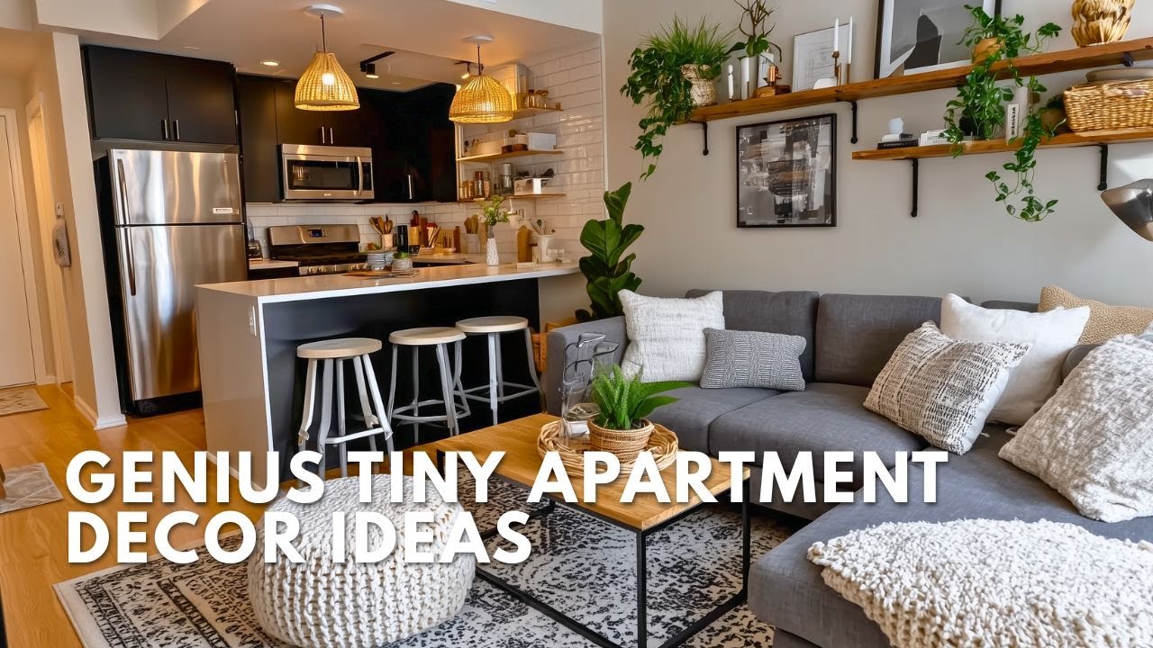 Genius Tiny Apartment Decor Ideas That Make Small Spaces Look Bigger ...