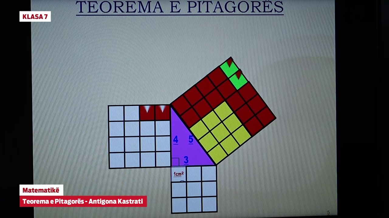 7700 Matematikë - Teorema e Pitagorës