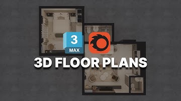 3d floor Plan in 3ds Max