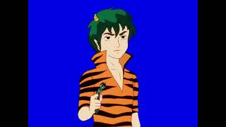 Urusei the Invader Girl Gun Chroma Key