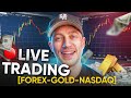 Live Trading Forex, Gold & NQ (SURPRISE FRIDAY STREAM!)