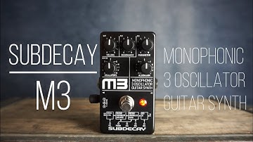 Mas Distro - Subdecay: M3 Monophonic 3 Oscillator Synth - Bass Demo
