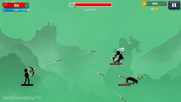 The Archers 2: Stickman Games for 2 Players or 1 - Android Gameplay