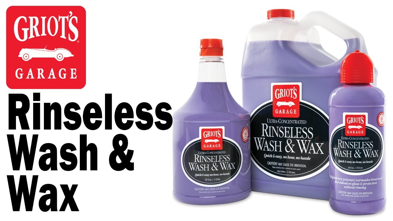 Griot's Garage Rinseless Wash & Wax YouTube