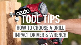 How to Choose a Drill: Impact Driver & Impact Wrench