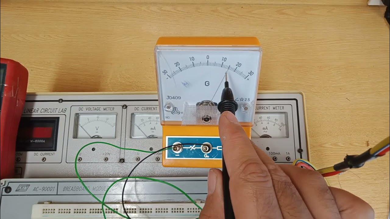 Voltmeter Design Using Galvanometer Internal resistance of