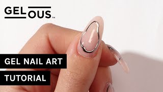 How to Create Isolated Chrome Designs | Gel Nail Art Tutorial | Gelous Gel Nail Polish