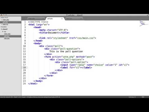 Synapseindia php development Build A Poll With PHP Writing the HTML