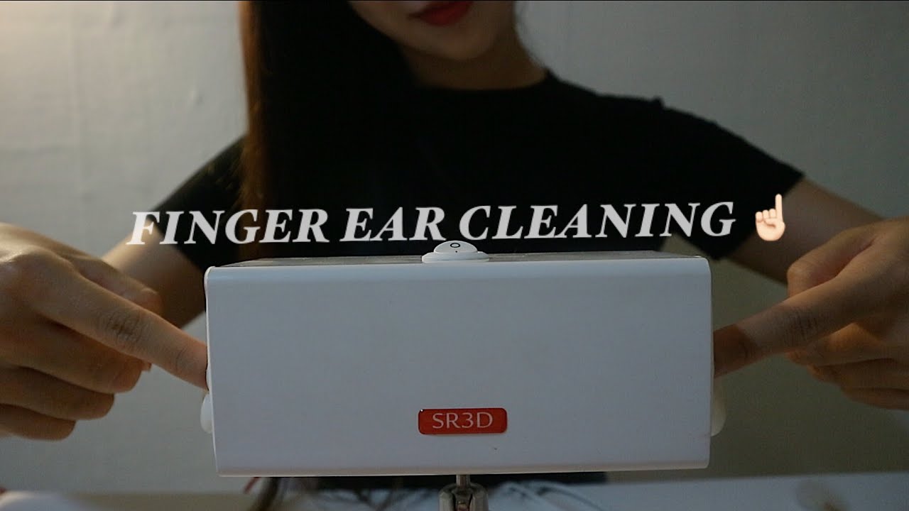 ASMR 요청 폭주 SR3D 손가락 귀청소 |  SR3D microphone ear cleaning | Microphone tapping