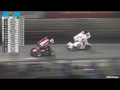 Knoxville Raceway 410 Highlights // August 26, 2023