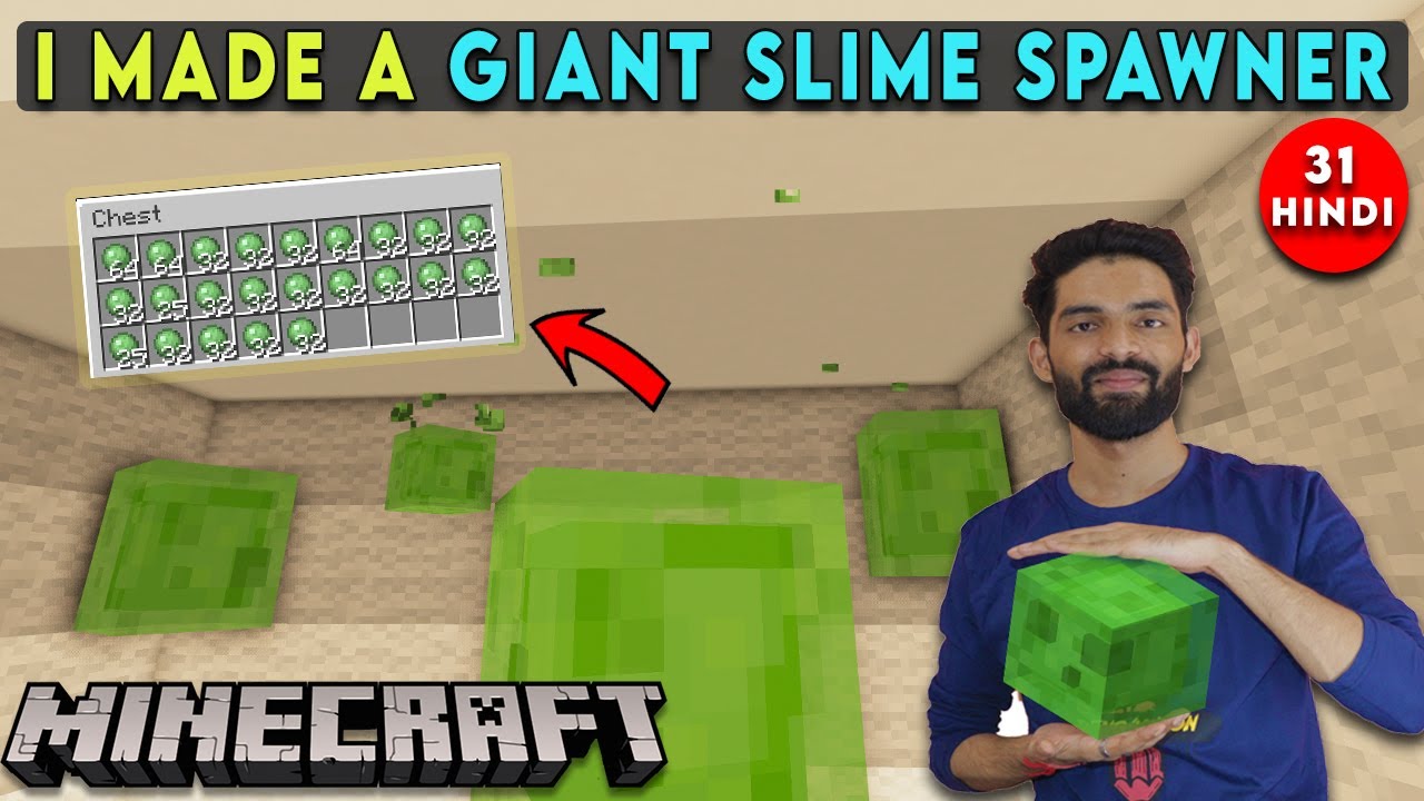 I MADE A GIANT SLIME SPAWNER/FARM - MINECRAFT SURVIVAL GAMEPLAY IN