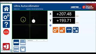 Ultra Autocollimator tutorial 2  : Home Menu