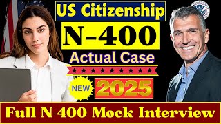 Actual U.S. Citizenship Interview | N-400 Naturalization Test, Small Talk #english #n400