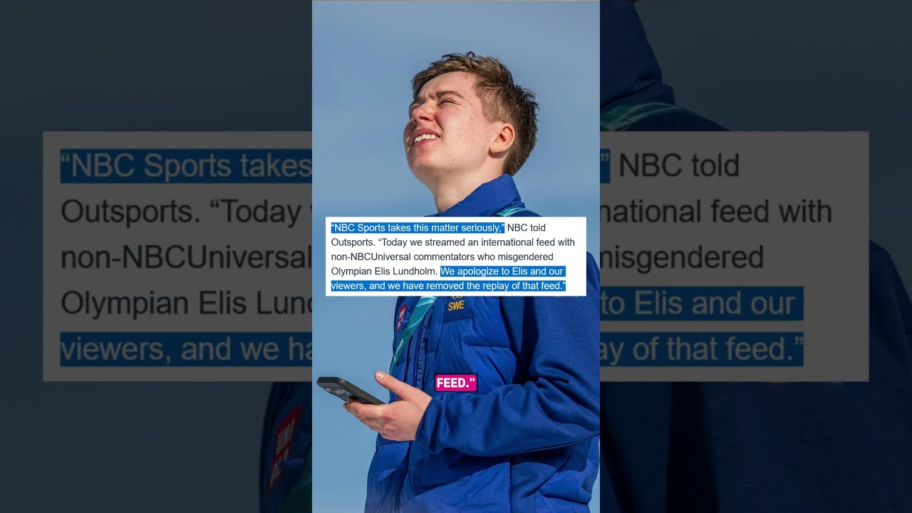 Телеканал NBC приносит извинения после того, как неправильно назвал пол олимпийской лыжницы | Жур...