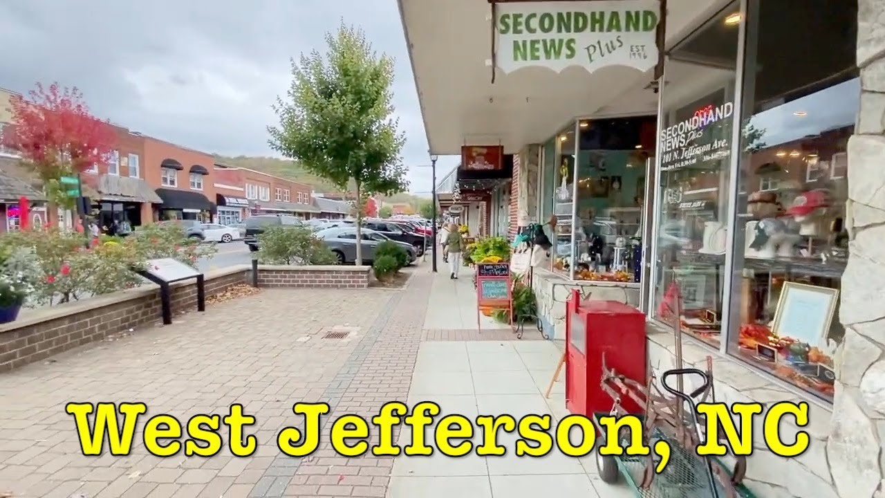 I'm visiting every town in NC West Jefferson, North Carolina YouTube