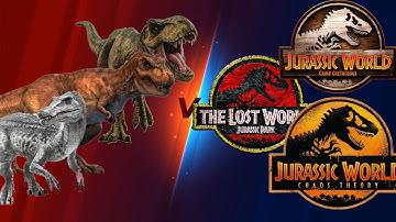 JW Rexy, Tyrannosaurus Rex Doe & Baryonyx Leucistic VS Jurassic Park, World & All Dinosaurs.