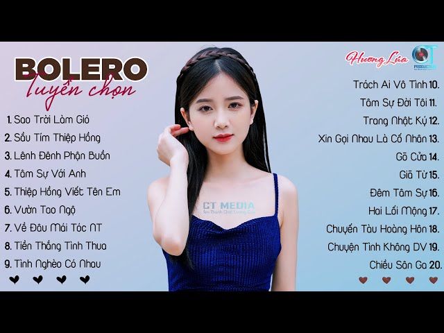 Nhạc Trữ Tình Bolero 2024 - LK SAO TRỜI LÀM GIÓ x SẦU TÍM THIỆP HỒNG ♪ Tình Ca Nhạc Vàng Hay Nhất class=