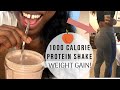 MY 1,000 CALORIES WEIGHT GAIN Protein Shake 🍑 | with MACA ROOT | BOOTY GAINS | Tips | NO Apetamin ❌