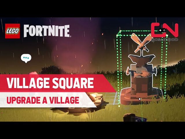 How to upgrade a village in Lego Fortnite - all village upgrades