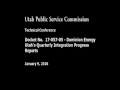 Technical Conference (DEU Qtr. Integration Progress Report)