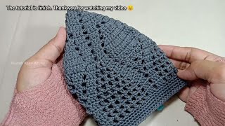 Crochet ||  Tutorial Merajut Peci/ Kopiah Untuk Pemula #2 - Kufi Hat Crochet
