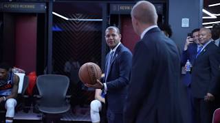 Cavs Celebrate Coach Beilein's First Win as an NBA Head Coach