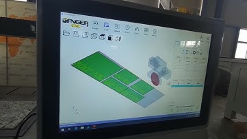 5 axis  bridge saw nesting  simulation cutting