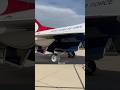 USAF Thunder bird F-16 on display at North Illinois Airshow 2025+ CockPit interior #thunderbird