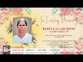 Funeral service  rebecca varghese  mariyamma  89 mattathil house ezhakkaranadu