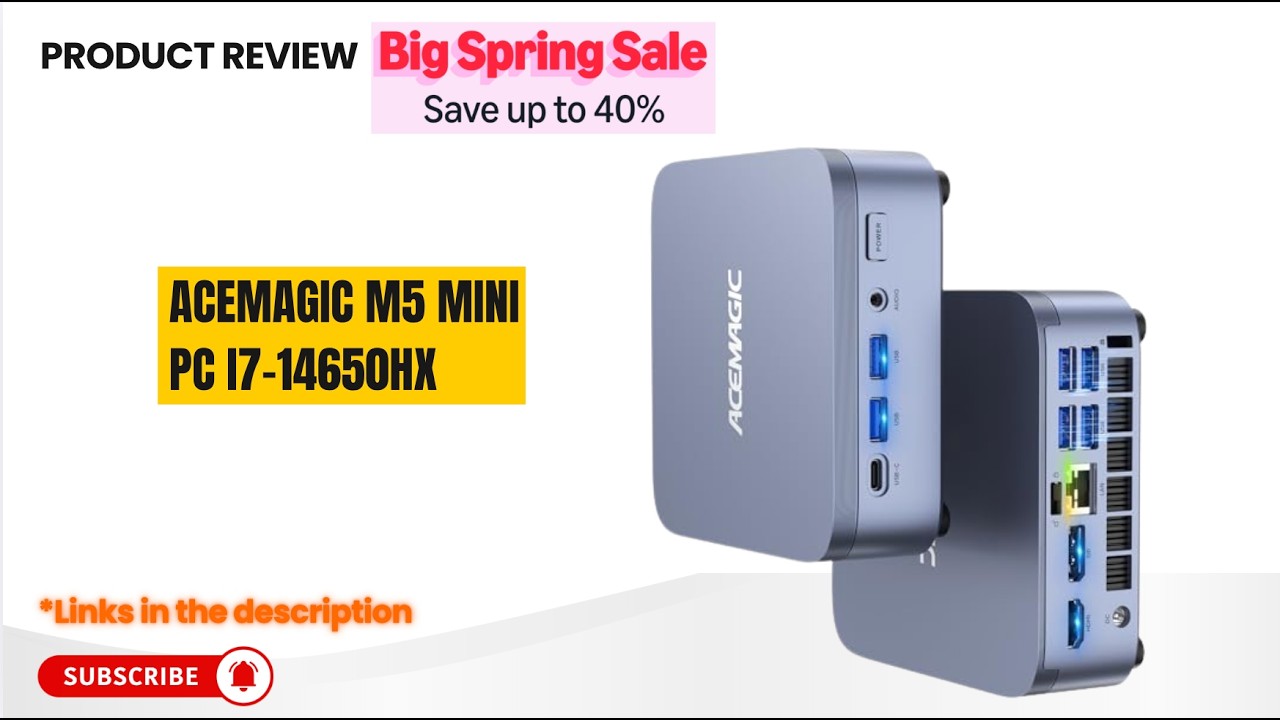 ACEMAGIC M5 Mini PC Review 🔥 i7-14650HX Beast? 32GB RAM, 1TB SSD