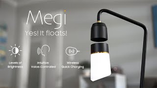 Megi, World's First Dimmable Voice-control Floating Lamp