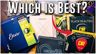 Which COATED Guitar Strings are Best? 14 Sets COMPARED! by BeastMade Reviews 404 views 4 months ago 12 minutes, 48 seconds