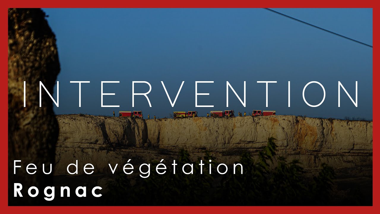 Intervention : feu de végétation à Rognac