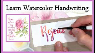 Full How to Create Beautiful Watercolor Hand Lettering – Easy Techniques for Beginners Guide