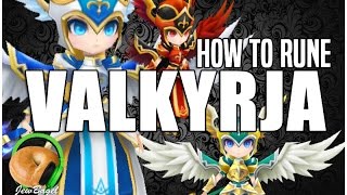 SUMMONERS WAR : How to Rune Valkyrja (Katerina, Camilla, Vanessa, Trinity, Akroma)