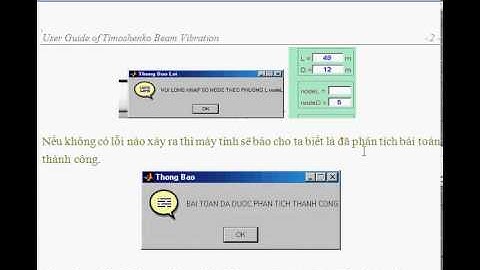 ser Guide of Timoshenko Beam Vibration