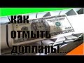 ОТМЫВАЕМ ДОЛЛАР от грибка, плесени  how to clean the dollar 💵