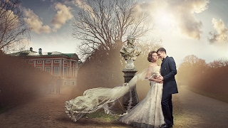 Lesson "How to add a wedding veil on the picture" (teaser) screenshot 4